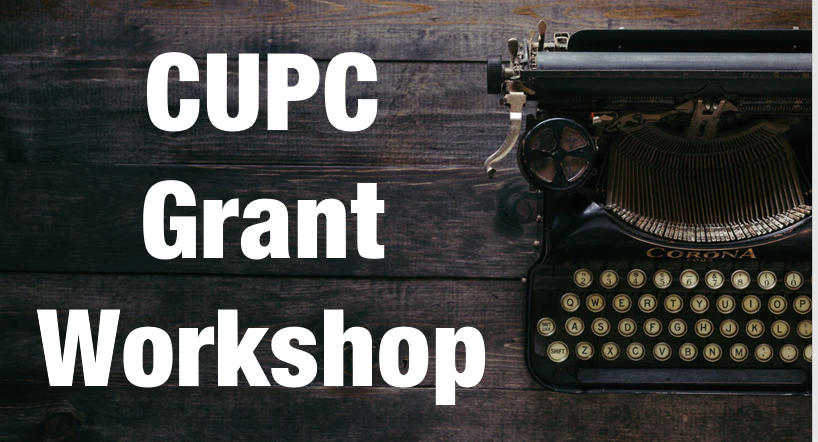 CUPC Grant Workshop header image